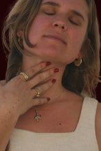 Load image into Gallery viewer, Slate Hoops :: Bronze