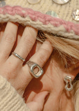 Load image into Gallery viewer, Disco Signet - sterling silver