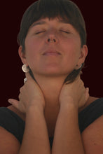 Load image into Gallery viewer, Slate Hoops :: Sterling Silver
