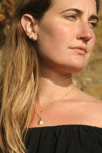 Load image into Gallery viewer, Pearl Studs - Bronze
