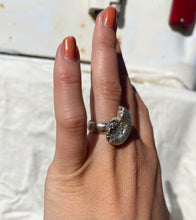 Load image into Gallery viewer, Corroded Ammonite Ring

